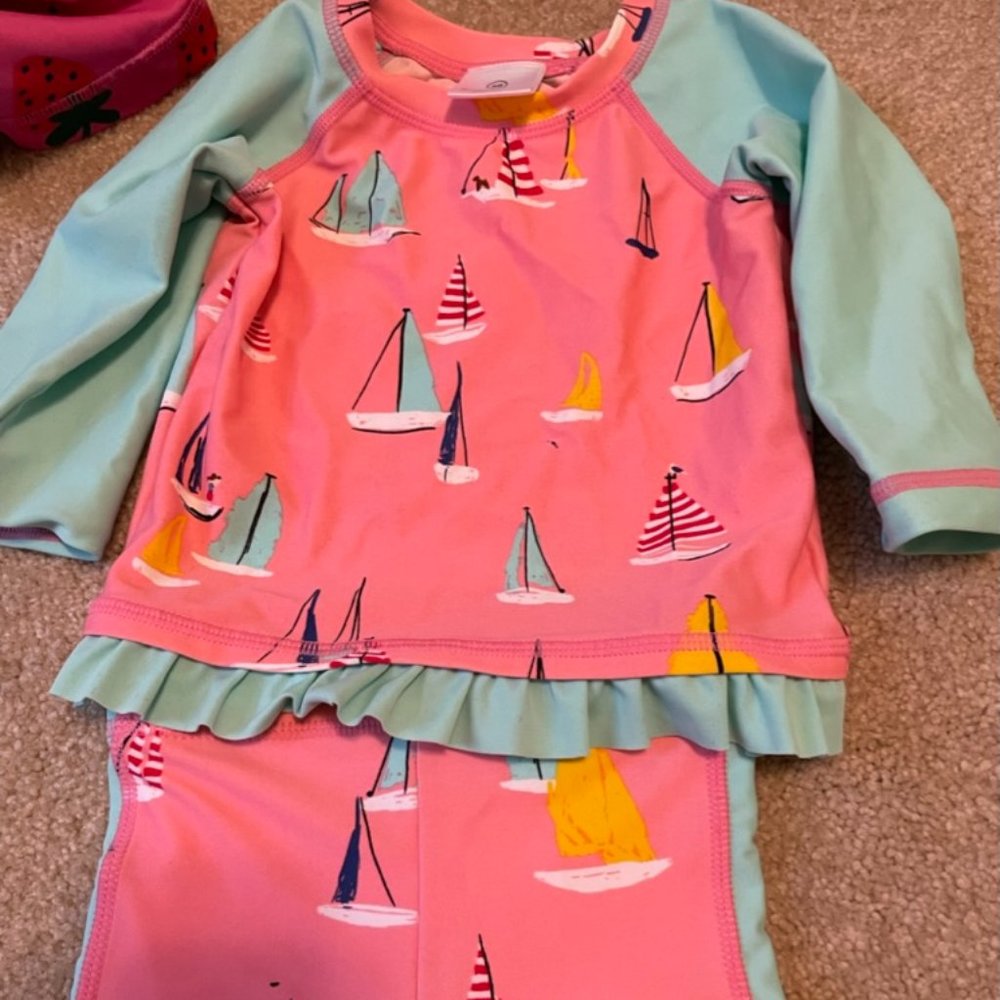 SOLD Hanna Andersson Baby Rashguard Swimsuit